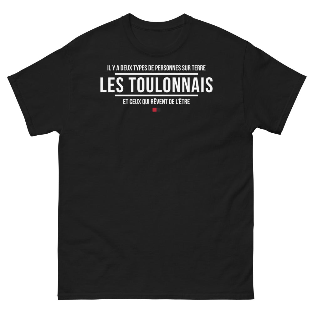T-shirt Toulon noir - Les Toulonnais et Ceux qui Rêvent de l'Être