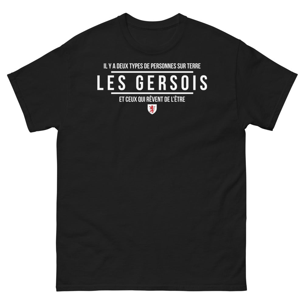 T-shirt Gersois noir - Deux types de personnes