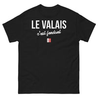 Thumbnail for T-shirt Valais noir - Le Valais C'est Fendant