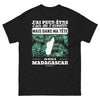 T-shirt Madagascar noir - J'ai peut-être l'air d'écouter
