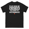 T-shirt Aveyron noir - Plus Rien Ne Me Fait Peur Ma Femme Est Aveyronnaise