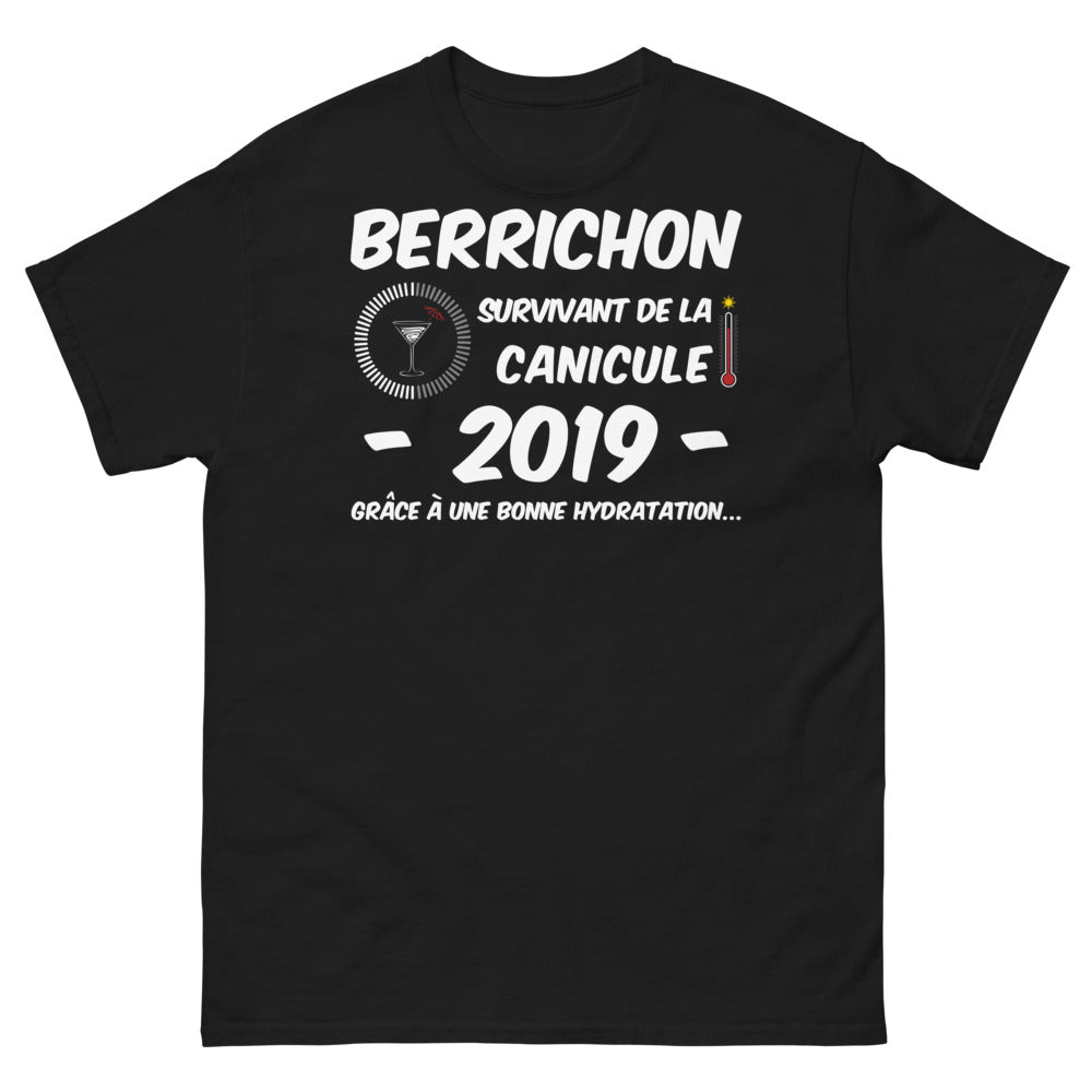 T-shirt Berry noir - Survivant de la canicule 2019