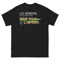 Thumbnail for T-shirt Béarn noir - Les Béarnais sont toujours en retard sauf pour l'apéro