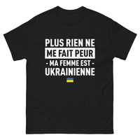 Thumbnail for T-shirt Ukraine noir - Plus rien ne me fait peur