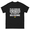 T-shirt Bolivie noir - Plus rien ne me fait peur