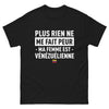 T-shirt Vénézuela noir - Pas de panique, ma femme est vénézuélienne