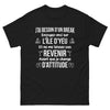 T-shirt Île d'Yeu noir - J'ai besoin d'un break...