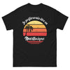 T-shirt Martinique noir - Je préférerais être en Martinique