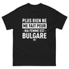 T-shirt Bulgarie noir - Ma Femme est Bulgare avec humour