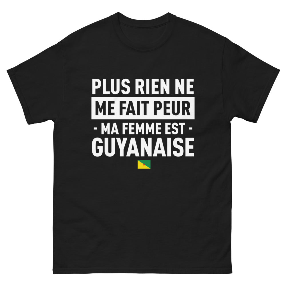 T-shirt Guyane noir - Plus Rien Ne Me Fait Peur