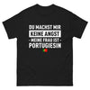 T-shirt Portugal noir - Du courage à la portugais