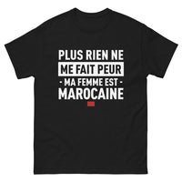 Thumbnail for T-shirt Marocain noir - Plus rien ne me fait peur