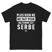 Thumbnail for T-shirt Serbie noir - Ma femme est Serbe !