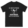 T-shirt Martinique noir - Ce qui se passe en Martinique