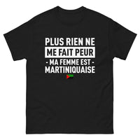 Thumbnail for T-shirt Martinique noir - Plus rien ne me fait peur