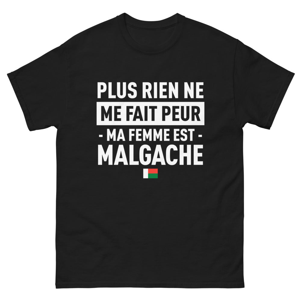 T-shirt Madagascar noir - Plus rien ne me fait peur
