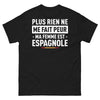T-shirt Espagne noir - Plus rien ne me fait peur