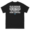 T-shirt Franc-Comtois noir - Rien ne me fait peur, ma femme est Franc-Comtoise