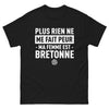 T-shirt Bretagne noir - Plus rien ne me fait peur, ma femme est bretonne