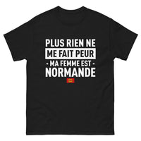 Thumbnail for T-shirt Normandie noir - Ma femme est normande