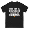 T-shirt Normandie noir - Ma femme est normande