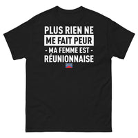 Thumbnail for T-shirt Réunionnais noir - Plus rien ne me fait peur