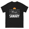 T-shirt Sanary noir - Je n'ai pas besoin de thérapie