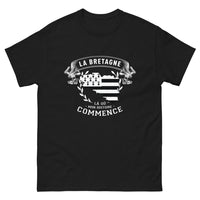 Thumbnail for T-shirt Bretagne noir - Là où mon histoire commence