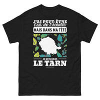 Thumbnail for T-shirt Tarn noir - J'ai peut-être l'air de t'écouter