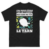 T-shirt Tarn noir - J'ai peut-être l'air de t'écouter