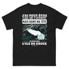 T-shirt Groix noir - J'ai peut-être l'air de t'écouter