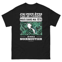 Thumbnail for T-shirt Noirmoutier noir - J'ai peut-être l'air de t'écouter
