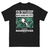 T-shirt Noirmoutier noir - J'ai peut-être l'air de t'écouter