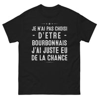 Thumbnail for T-shirt Bourbonnais noir - Je n'ai pas choisi d'être Bourbonnais
