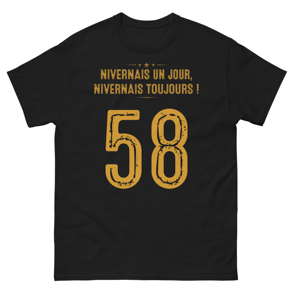 T-shirt Nivernais noir - Un jour, toujours