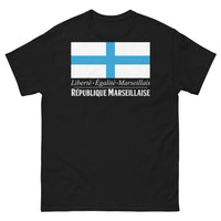 Thumbnail for T-shirt Marseille noir - Liberté, Égalité, Marseillais