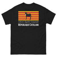 Thumbnail for T-shirt Catalogne noir - Liberté Égalité Cargolade