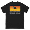 T-shirt Catalogne noir - Liberté Égalité Cargolade