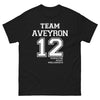 T-shirt Aveyron noir - Chocolatine et Aligot avec humour