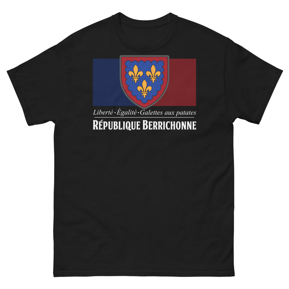 T-shirt Berry noir - Liberté Égalité Galettes aux Patates