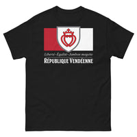 Thumbnail for T-shirt Vendée noir - Liberté, Égalité, Jambon et Mogette