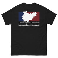 Thumbnail for T-shirt Tarn-et-Garonne noir - Liberté Égalité Chocolatine