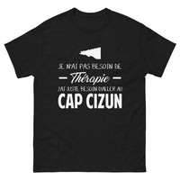 Thumbnail for T-shirt Cap Cizun noir - Thérapie non requise
