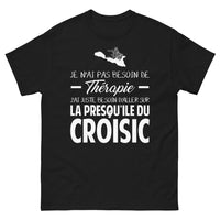 Thumbnail for T-shirt Bretagne noir - Évasion à la Presqu'île du Croisic
