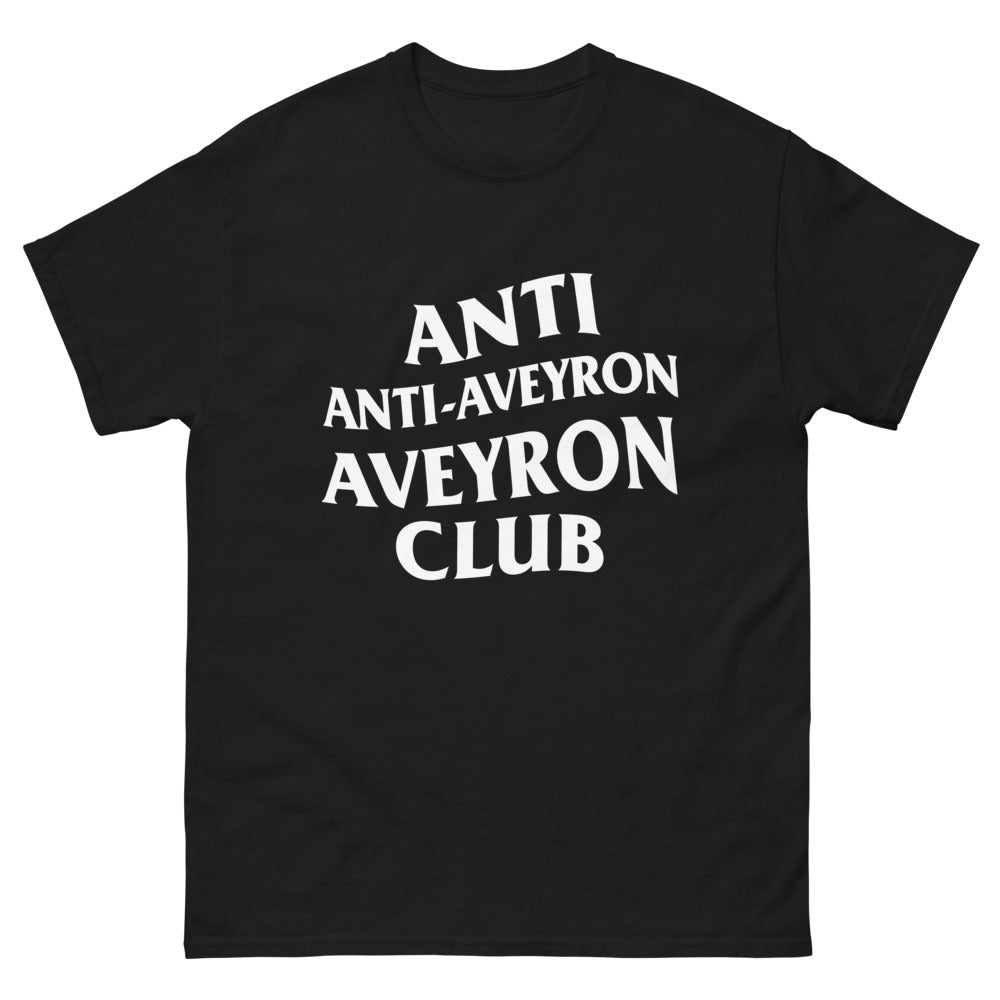 T-shirt Aveyron noir - Fierté Aveyronnaise avec humour