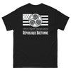 T-shirt Bretagne noir - Liberté, Égalité, Kouign-amann