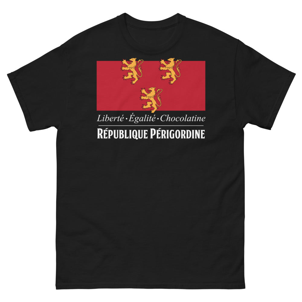 T-shirt Périgord noir - Liberté, Égalité, Chocolatine