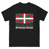 T-shirt République Basque noir - Liberté, Égalité, Chocolatine