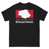 T-shirt République Gersoise noir - Élégance Gasconne