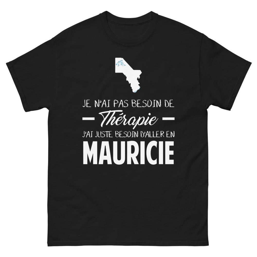 T-shirt Mauricie noir - Besoin d'un break humoristique